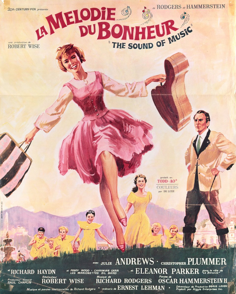 The Sound of Music Original 1965 French Petite Movie Poster