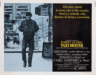 Taxi Driver Original 1976 U.S. Half Sheet Movie Poster