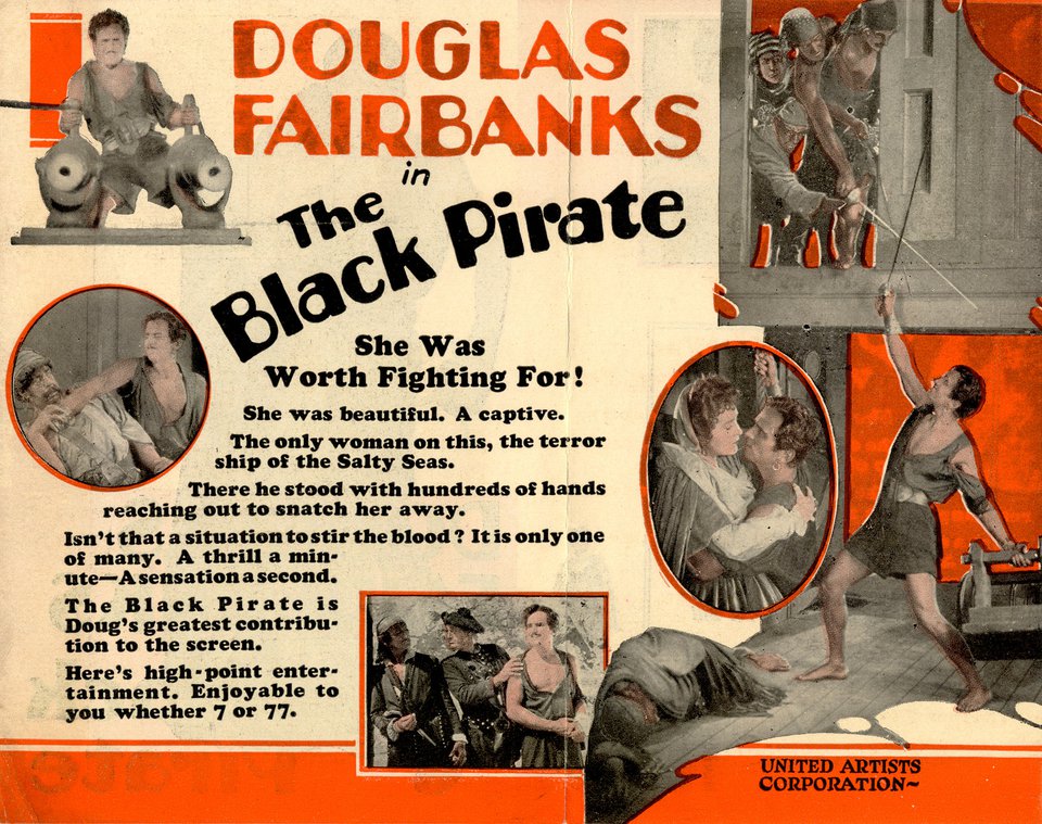 The Black Pirate Original 1926 U.S. Movie Herald