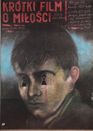 A Short Film About Love Original 1988 Polish B1 Movie Poster