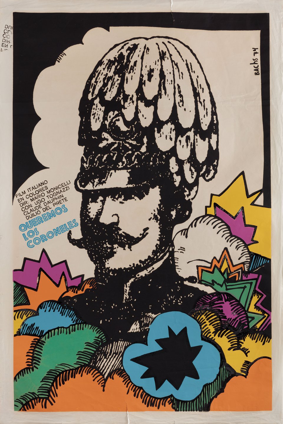 Vogliamo i colonnelli Original 1974 Cuban Movie Poster