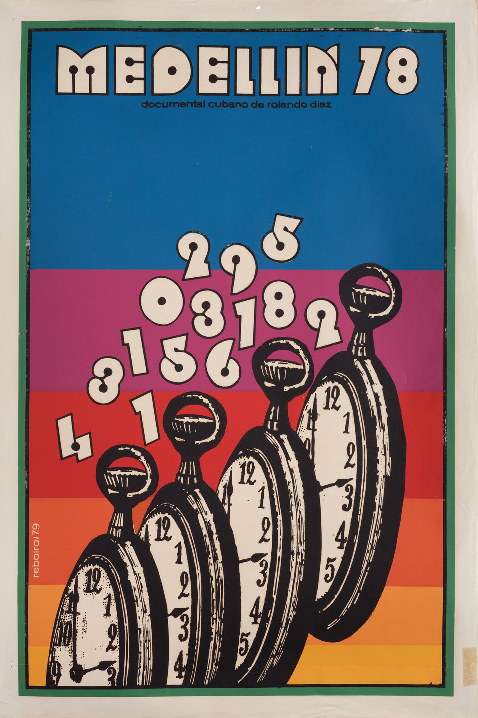 Medellin 78 Original 1979 Cuban Movie Poster