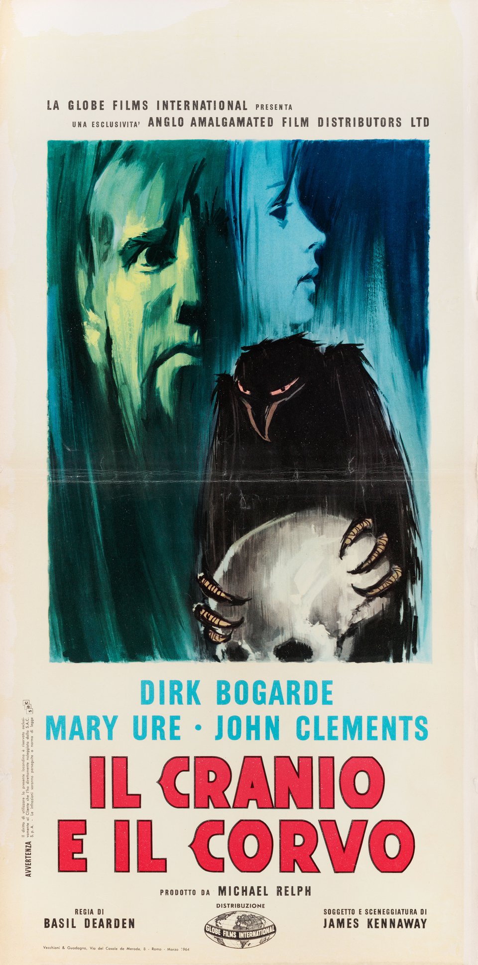 The Mind Benders Original 1964 Italian Locandina Movie Poster