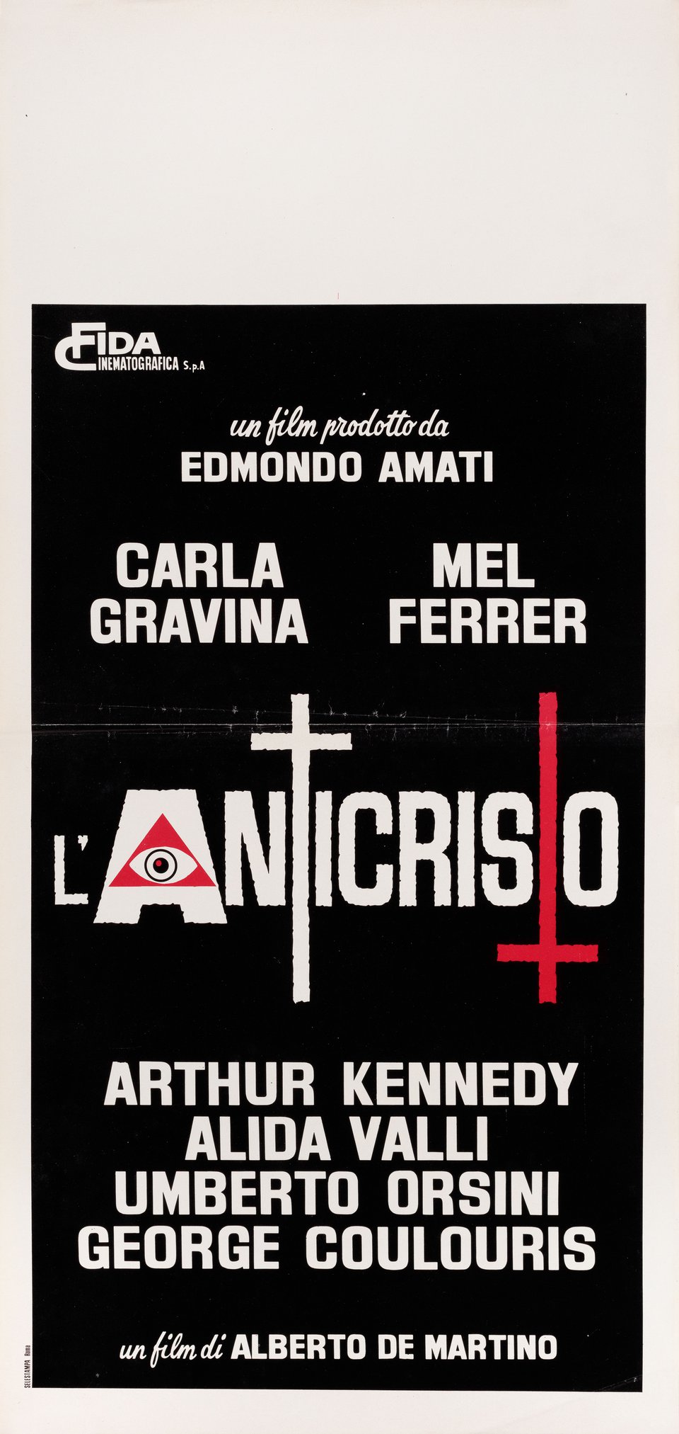 The Antichrist Original 1974 Italian Locandina Movie Poster
