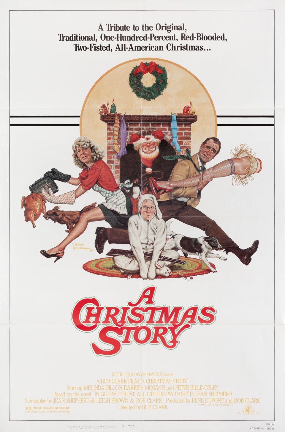 A Christmas Story Original 1983 U.S. One Sheet Movie Poster