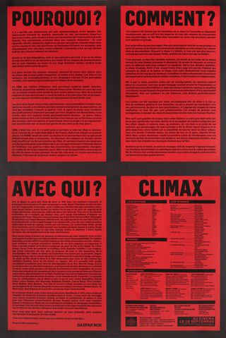 Climax Original 2018 French Petite Movie Poster Alternate Image