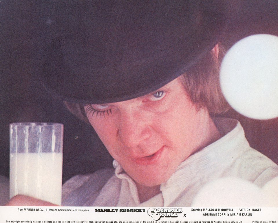 A Clockwork Orange 1972 British Front of House Card Posteritati Movie
