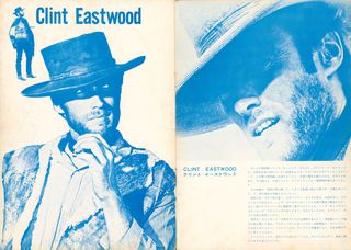 The Good, the Bad and the Ugly Original 1968 Japanese Movie Program Alternate Image