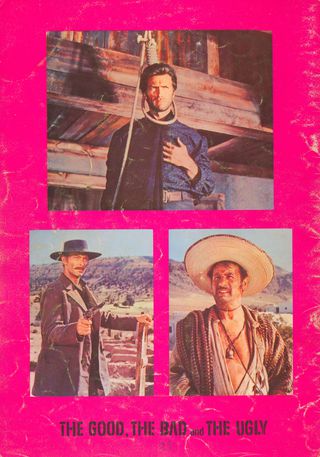 The Good, the Bad and the Ugly Original 1968 Japanese Movie Program Alternate Image