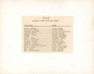 Gone with the Wind Original 1939 U.S. Portrait Photo Alternate Image