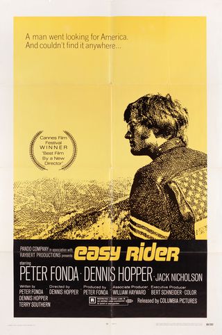 EASY RIDER 1947 サイケデリックポスター 1970年代製