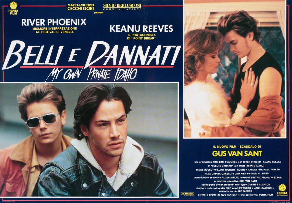 My Own Private Idaho Original 1992 Italian Fotobusta Movie Poster