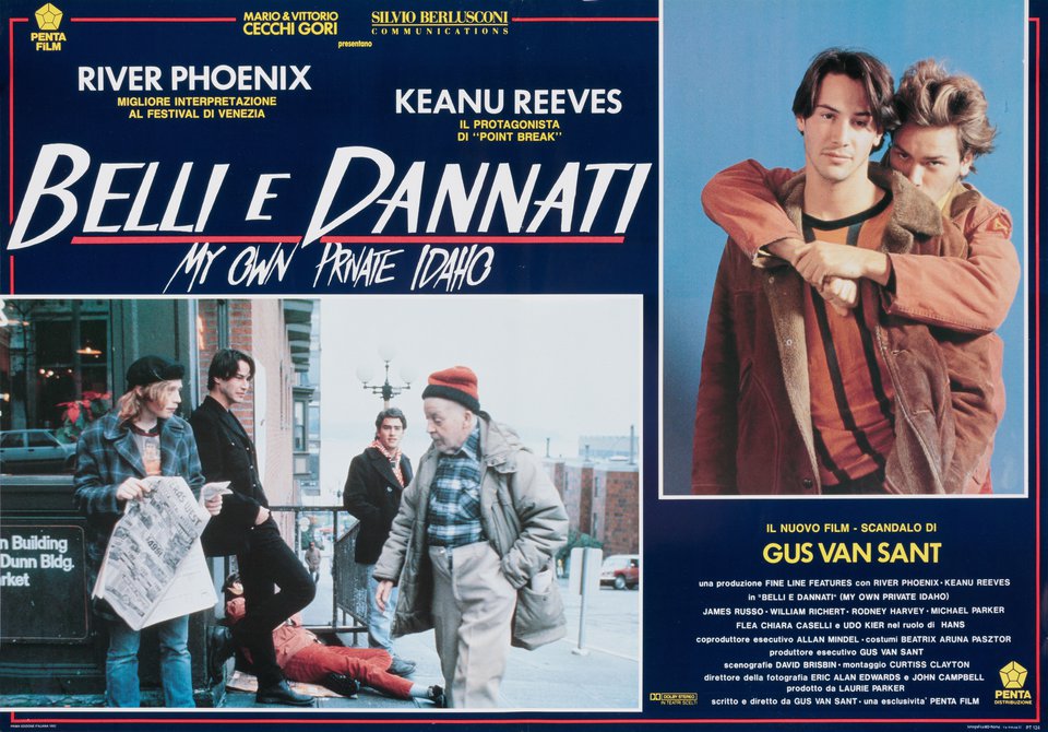 My Own Private Idaho Original 1992 Italian Fotobusta Movie Poster