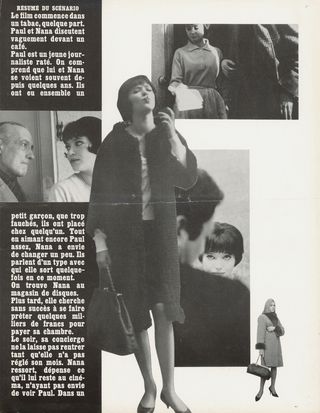 Vivre Sa Vie Original 1962 French Movie Pressbook Alternate Image