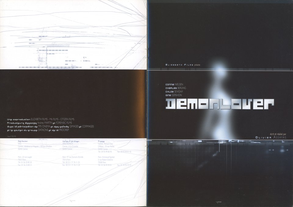Demonlover Original 2002 French Movie Pressbook Posteritati Movie