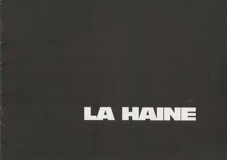 La Haine Original 1995 French Movie Program