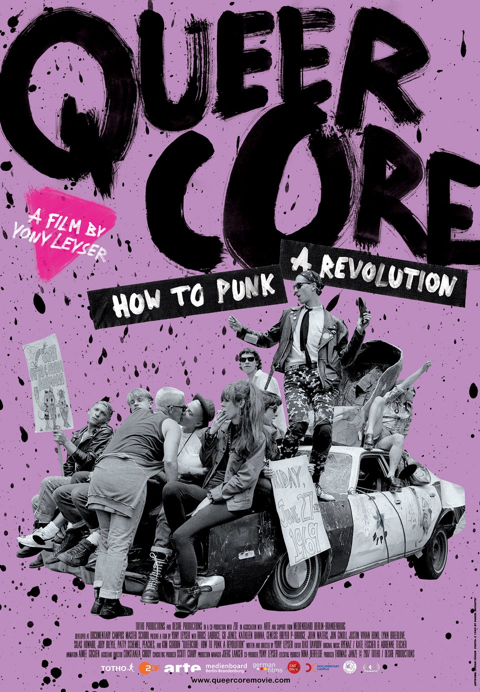Queercore: How To Punk A Revolution Original 2017 U.S. One Sheet Movie Poster