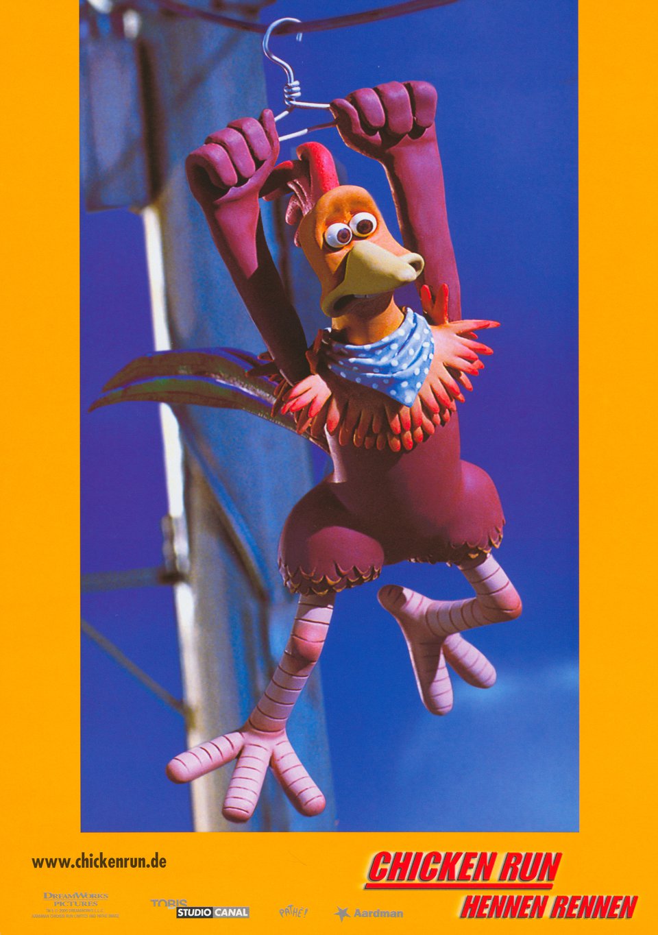 Chicken Run Original 2000 German Scene Card