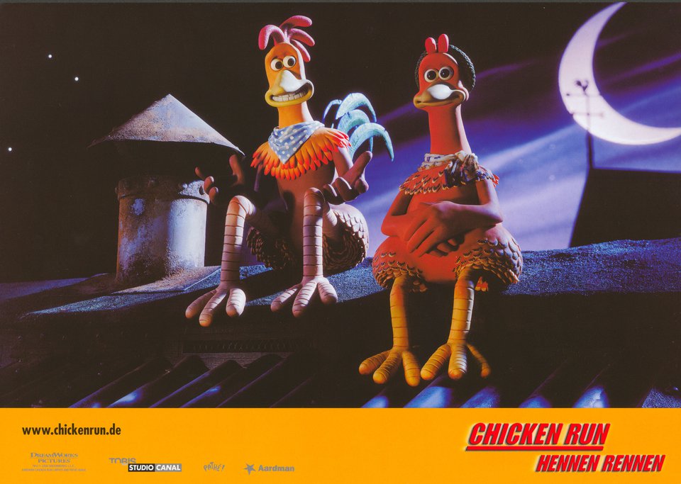 Chicken Run Original 2000 German Scene Card