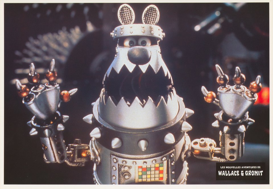 Wallace and Gromit: A Close Shave Original 1996 French Scene Card