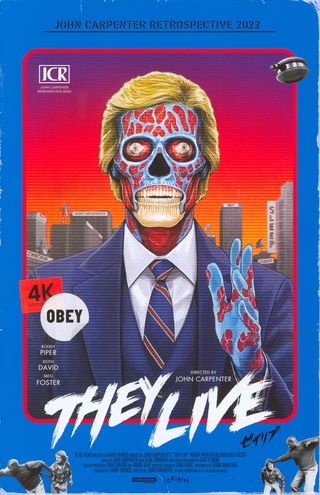 They Live Original R2022 Japanese B5 Chirashi Handbill Alternate Image