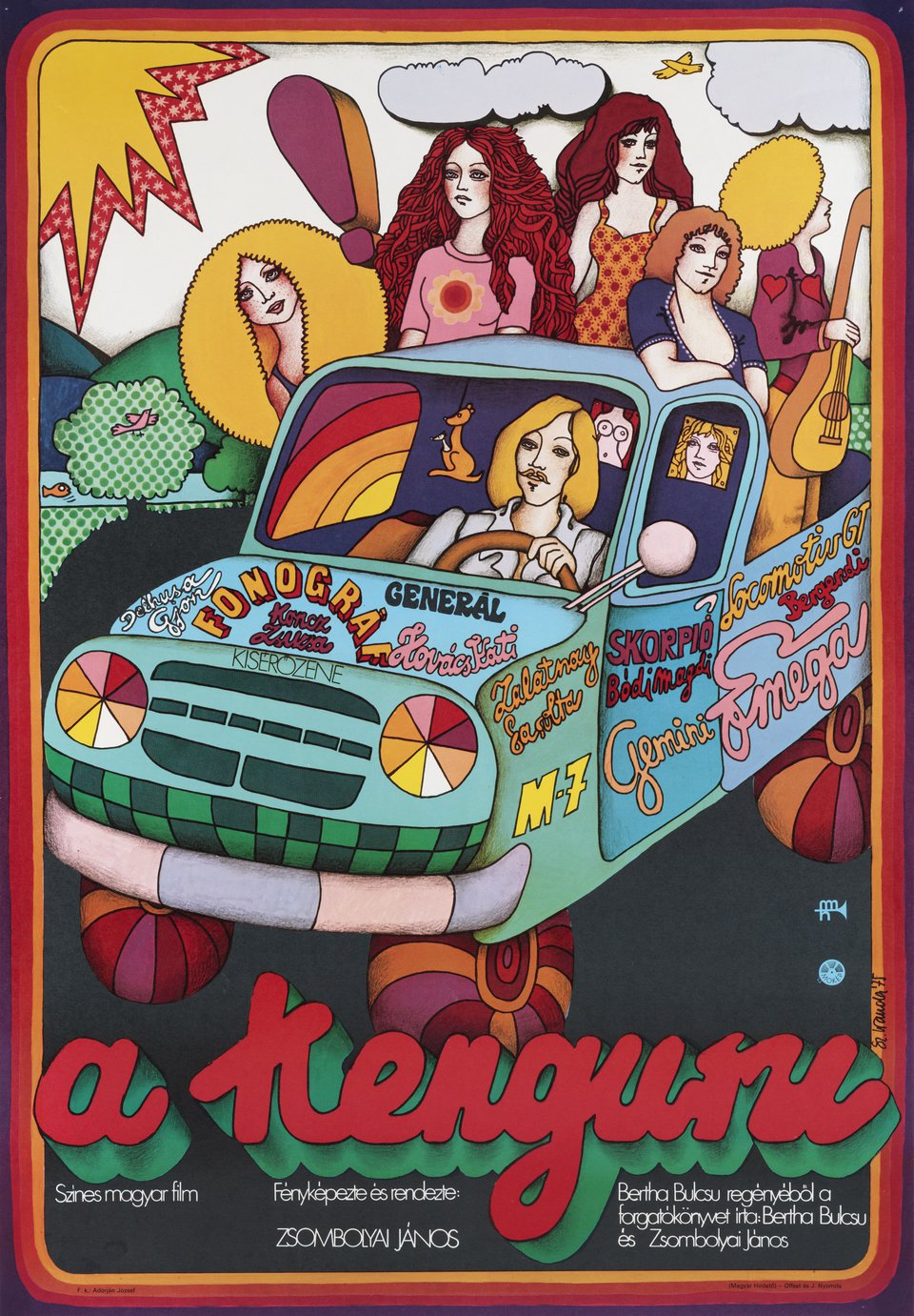 Kangaroo Original 1976 Hungarian A1 Movie Poster