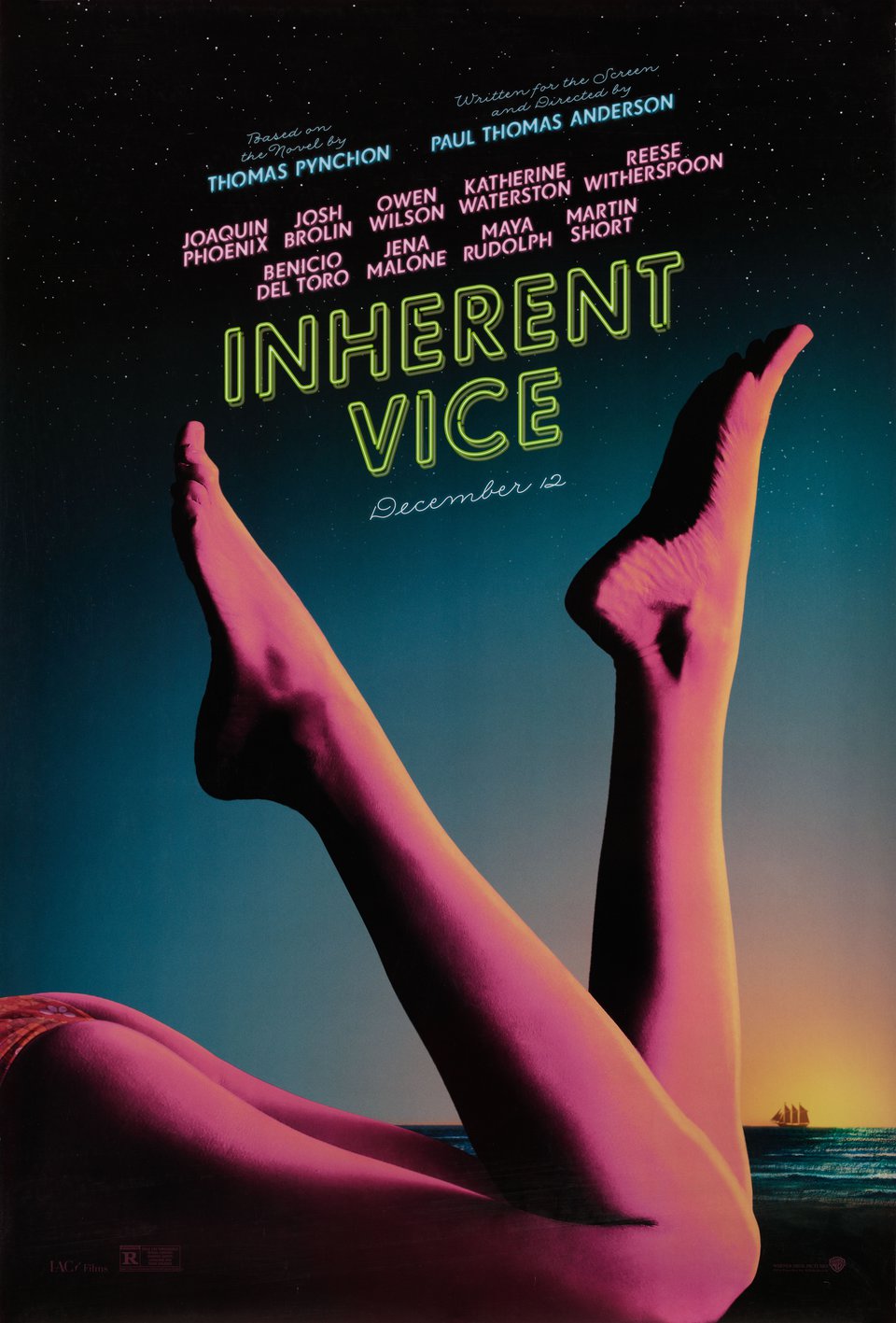 Inherent Vice Original 2014 U.S. One Sheet Movie Poster