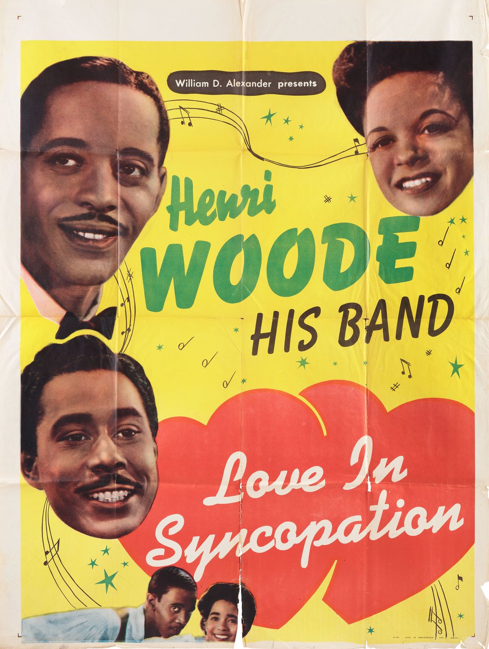 Love in Syncopation Original 1946 U.S. Three Sheet Movie Poster