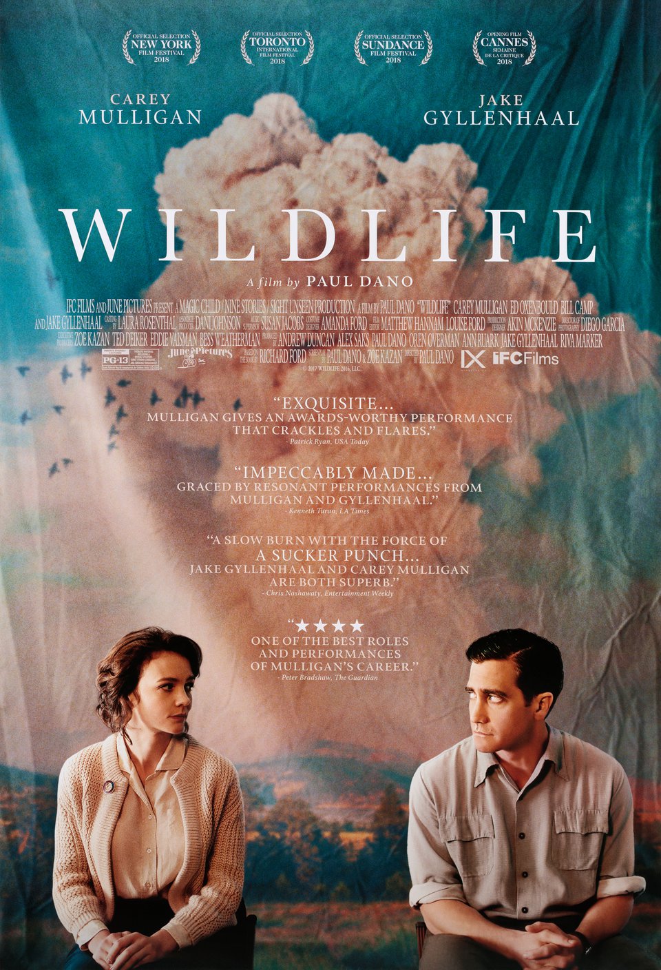 Wildlife Original 2018 U.S. One Sheet Movie Poster