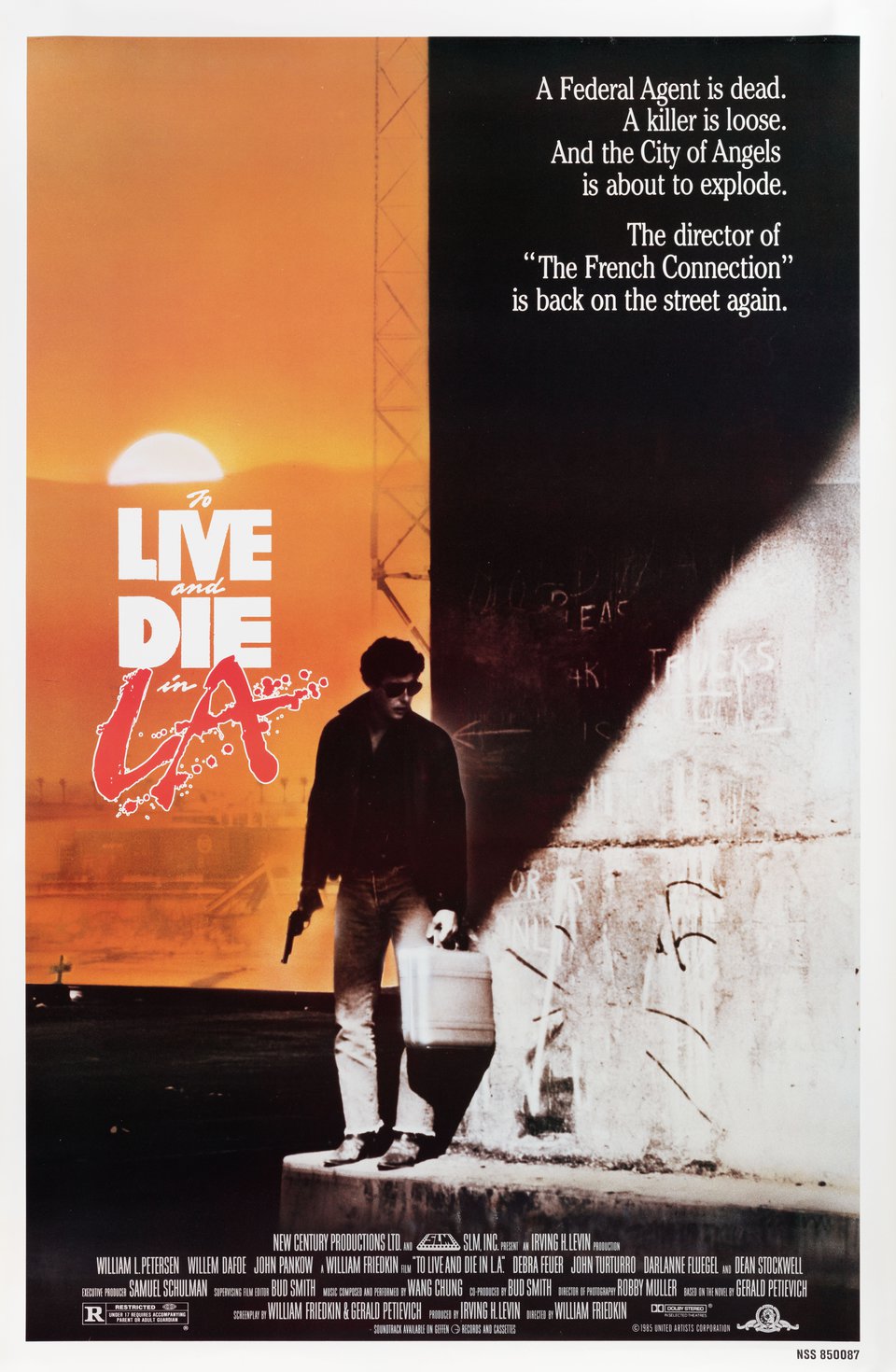 To Live and Die in L.A. Original 1985 U.S. One Sheet Movie Poster