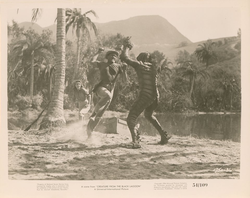 Creature from the Black Lagoon Original 1954 U.S. Silver Gelatin Single-Weight Photo
