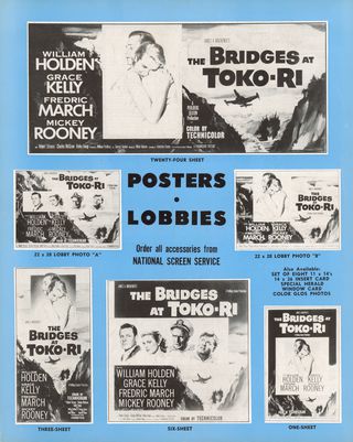 The Bridges at Toko-Ri Original 1954 U.S. Movie Pressbook Alternate Image