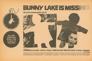 Bunny Lake Is Missing Original 1965 U.S. Movie Herald Alternate Image