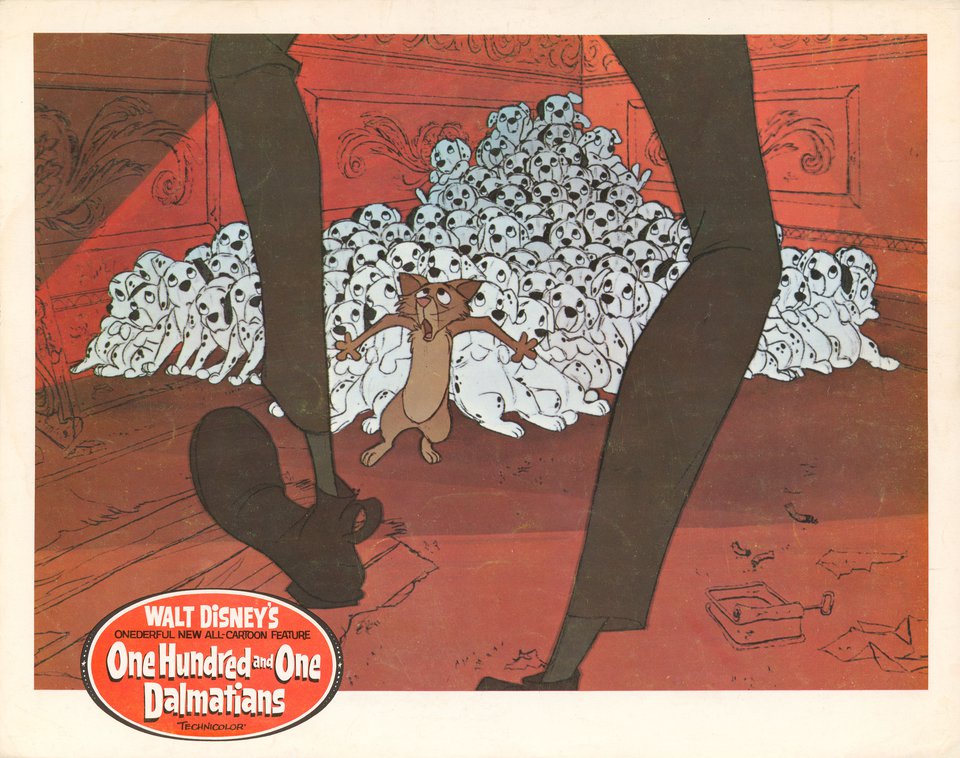 101 Dalmatians Original 1961 U.S. Scene Card