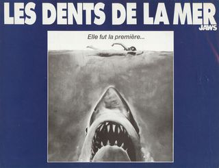 Jaws Original 1975 French Movie Herald Alternate Image