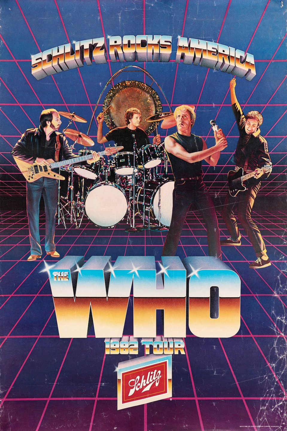 The Who Original 1982 U.S. Poster