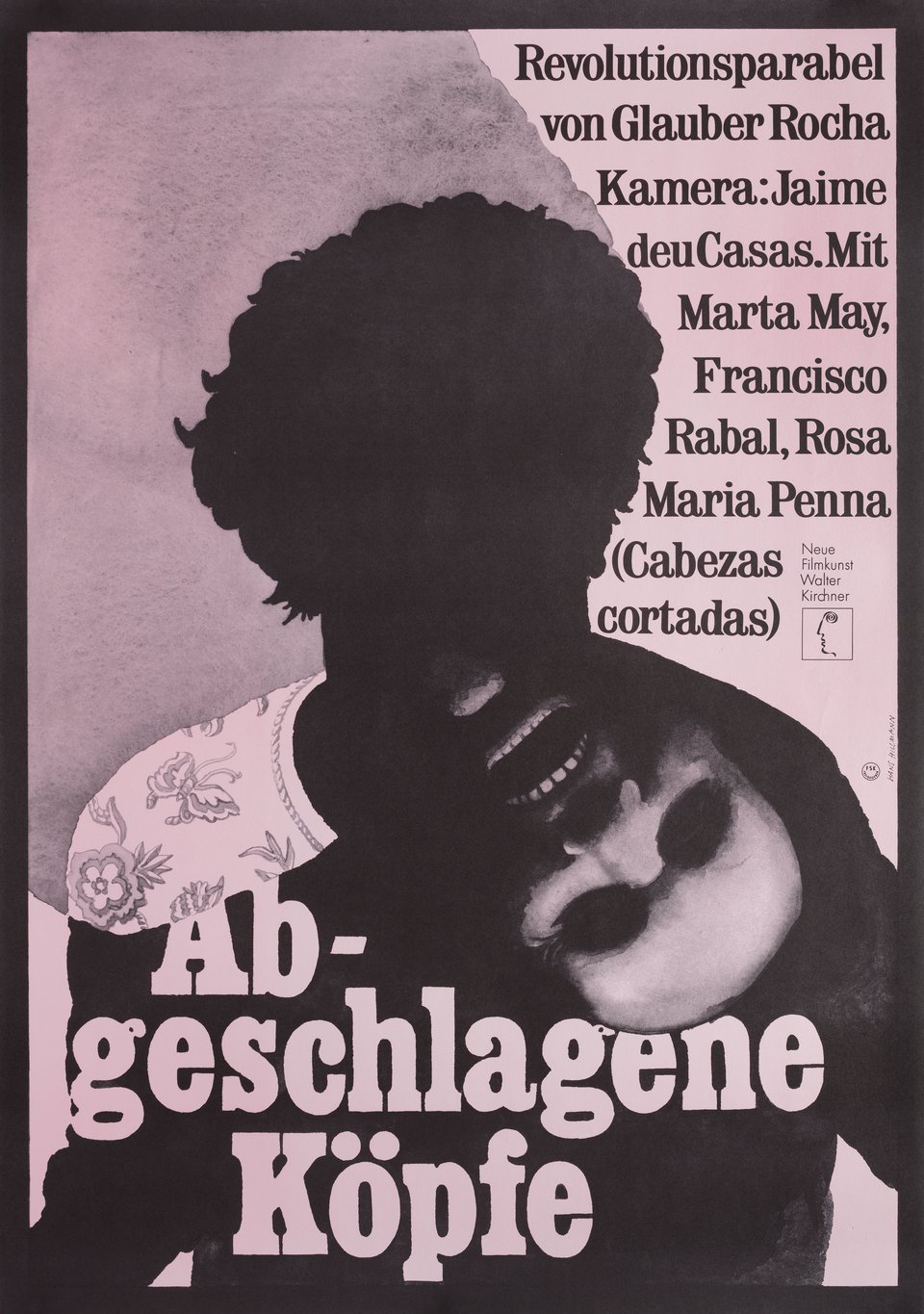 Cutting Heads Original 1971 German A1 Movie Poster