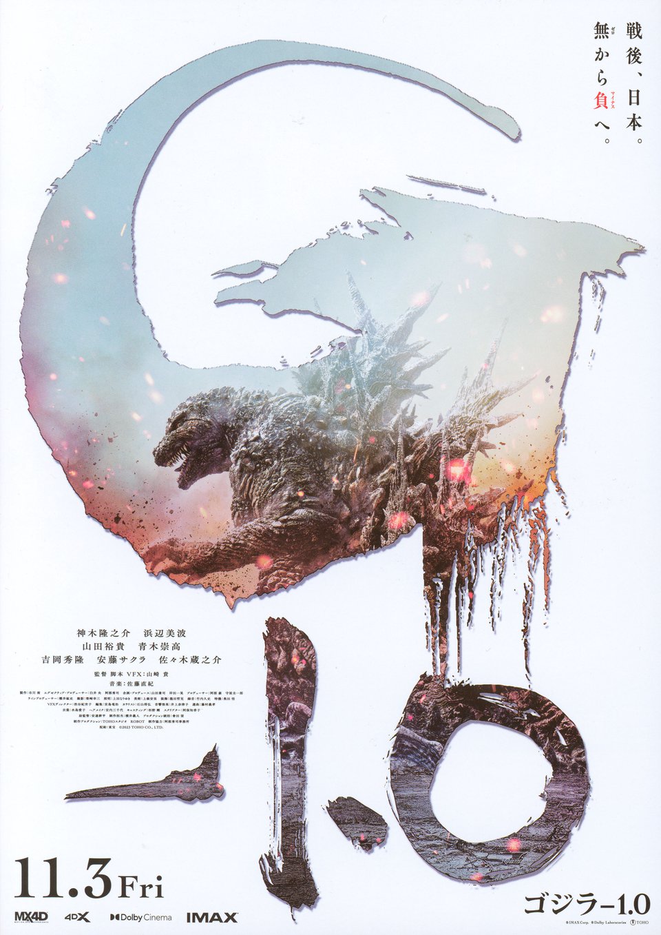 ゴジラ 当時物 ポスター 5枚 Godzilla Original Poster