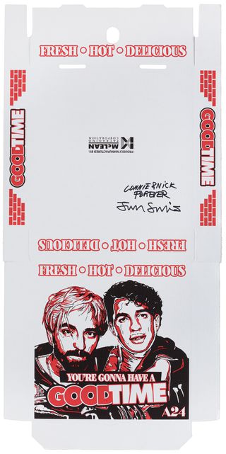 Good Time Original 2017 U.S. Promo Pizza Box Signed by Josh Safdie Alternate Image