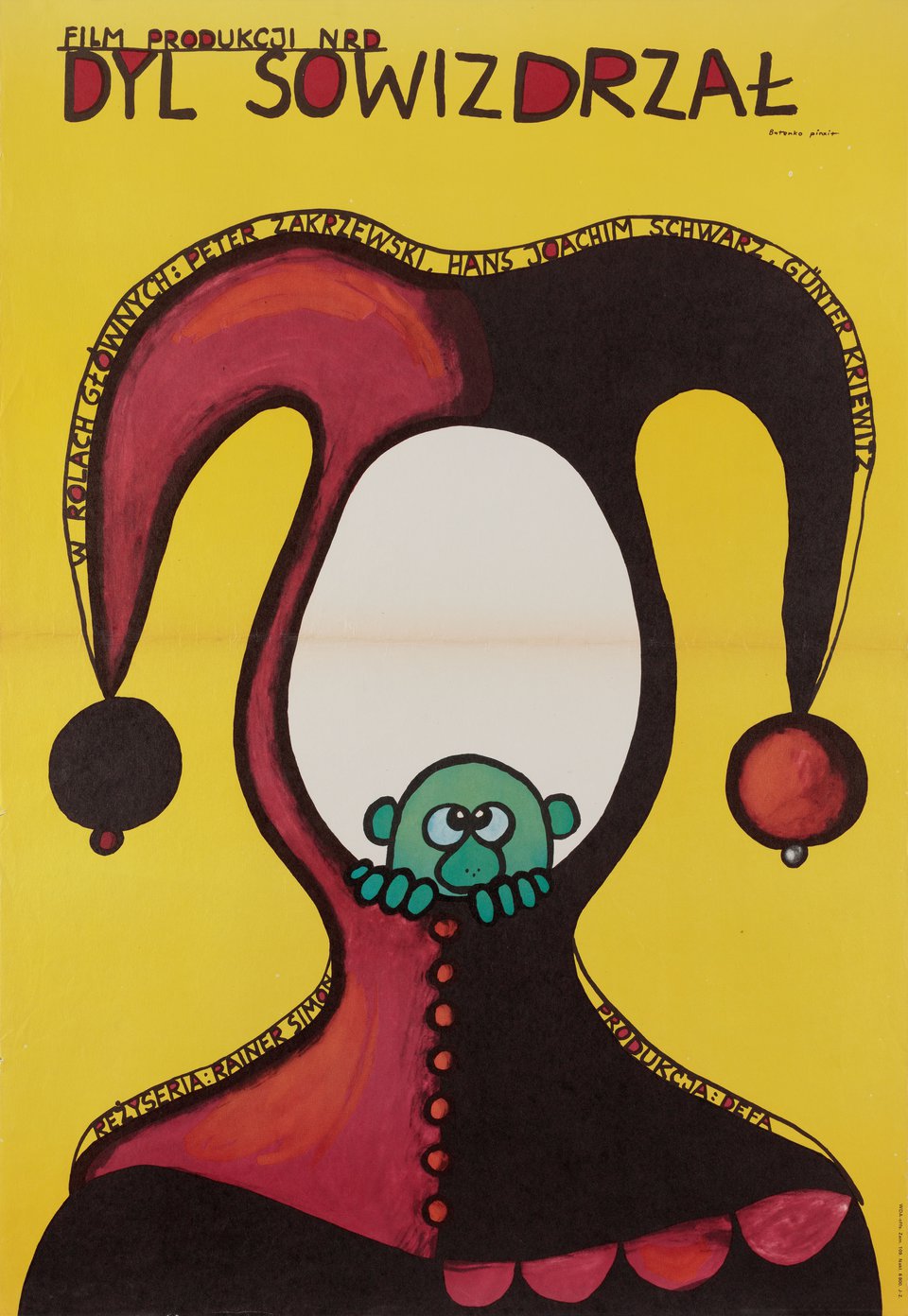 Till Eulenspiegel Original 1976 Polish A1 Movie Poster