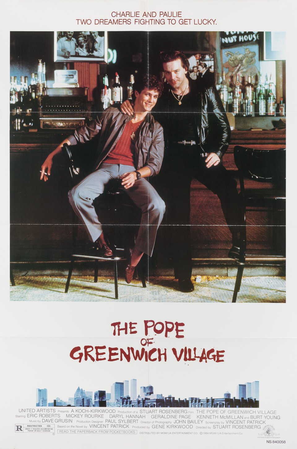The Pope of Greenwich Village Original 1984 U.S. One Sheet Movie Poster