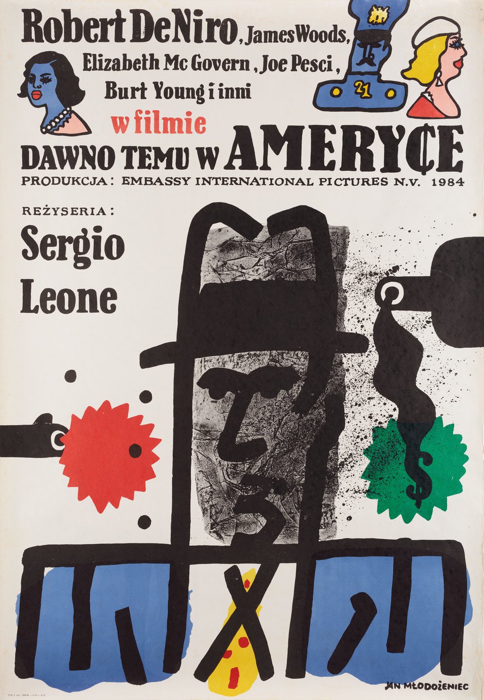 Once Upon a Time in America Original 1984 Polish B1 Movie Poster