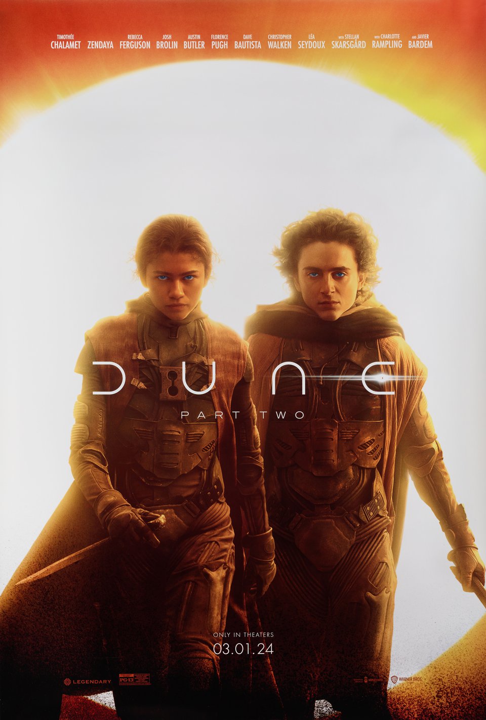 Dune: Part Two Original 2024 U.S. One Sheet Movie Poster