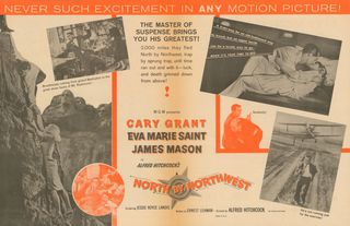 North by Northwest Original 1959 U.S. Movie Herald Alternate Image