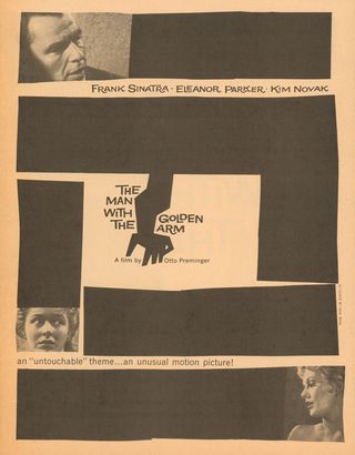 The Man with the Golden Arm Original 1955 U.S. Movie Herald Alternate Image