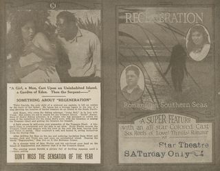 Regeneration Original 1923 U.S. Movie Herald Alternate Image