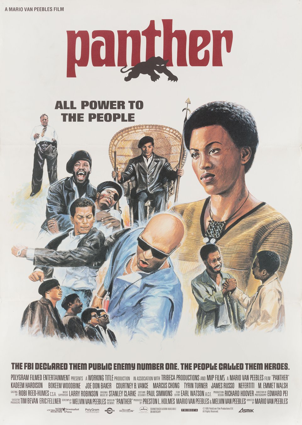 Panther Original 1995 Japanese B2 Movie Poster