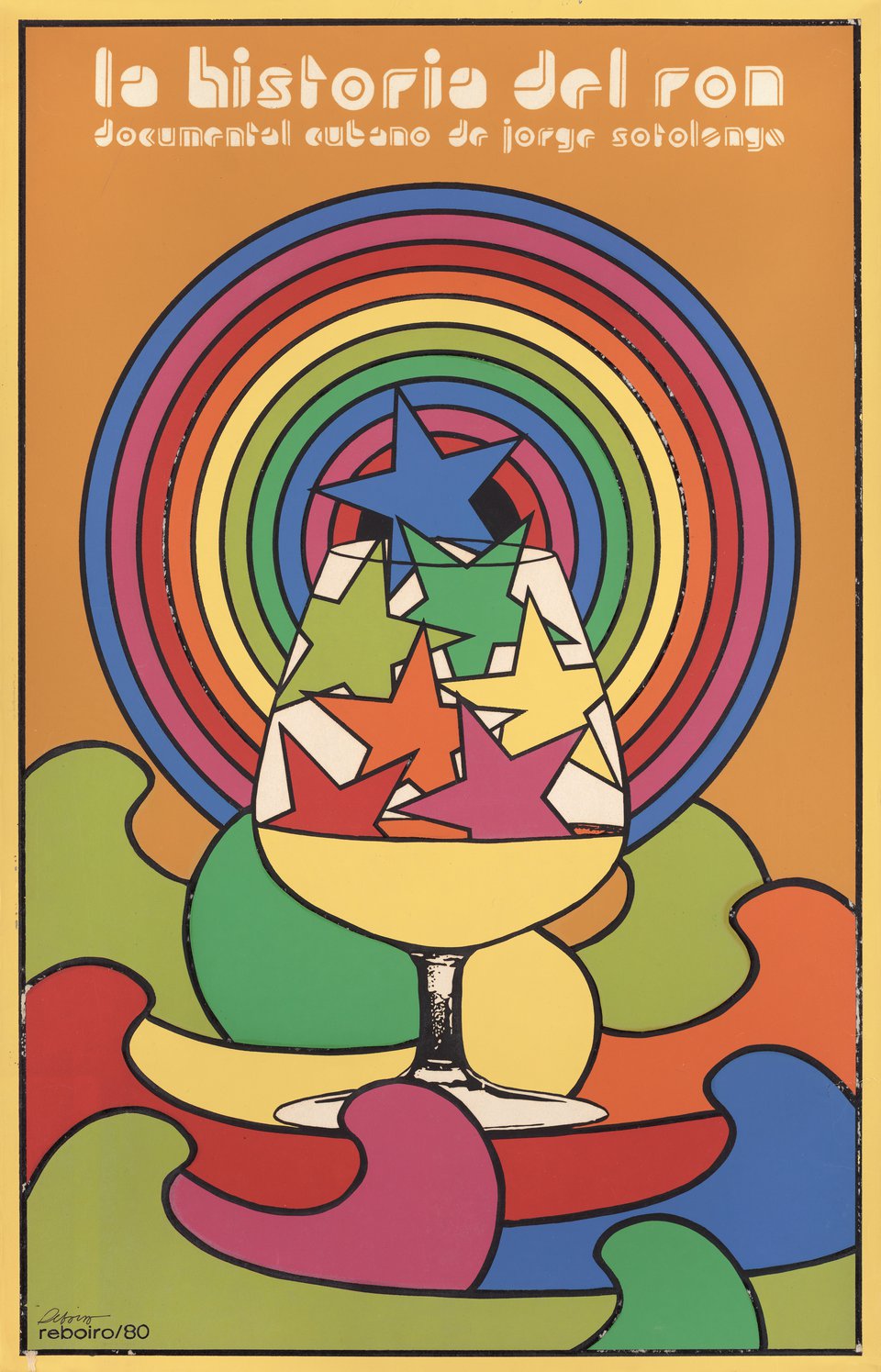 La Historia Del Ron Original 1980 Cuban Movie Poster