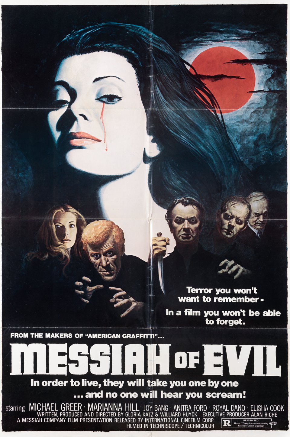 Messiah of Evil Original 1974 U.S. One Sheet Movie Poster