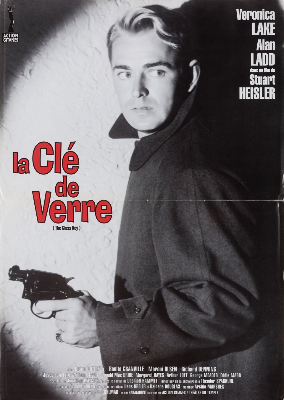 The Glass Key Original R1990s French Petite Movie Poster